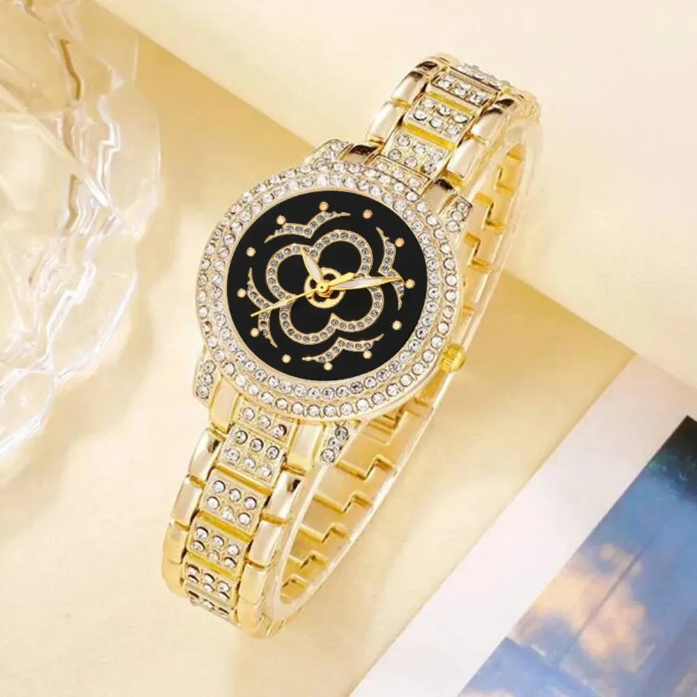 Set Women Luxury Casual Fashion Quartz Watch