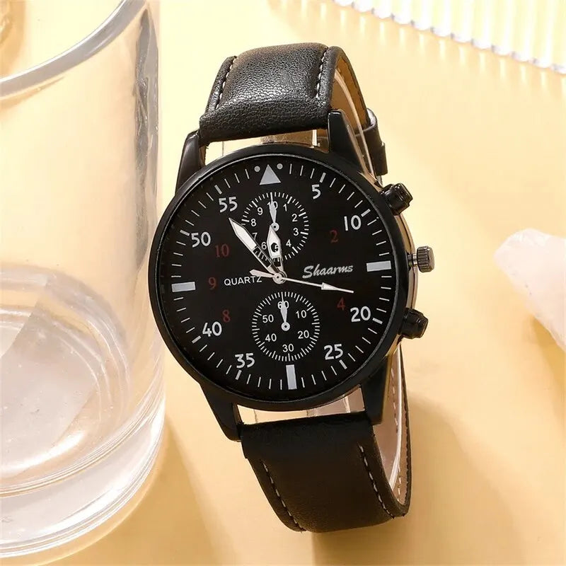 Men Set Fashion Quartz Wristwatch