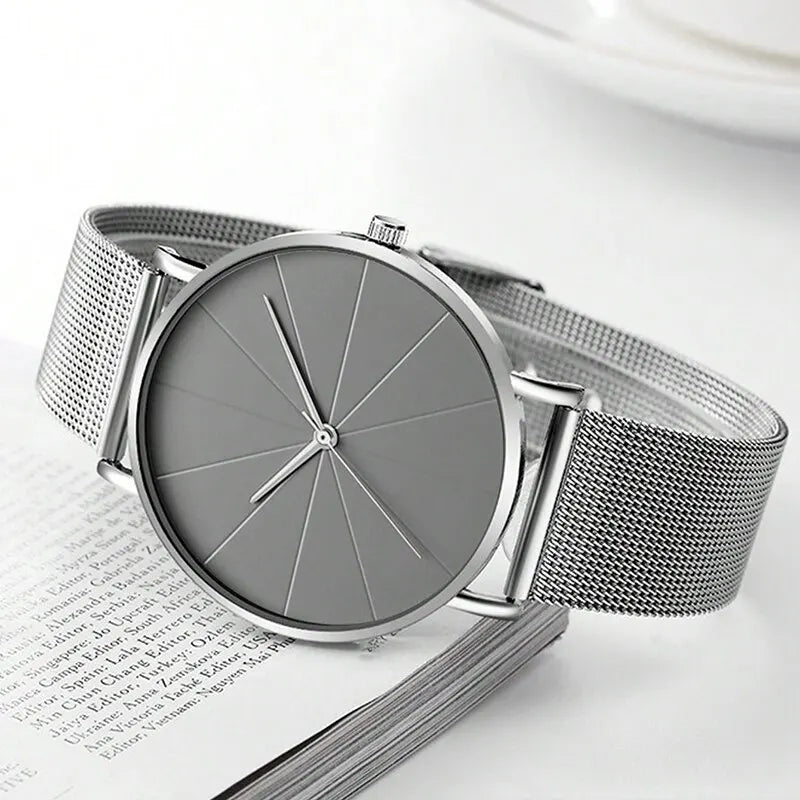 Mens Fashion Business Quartz Wristwatch