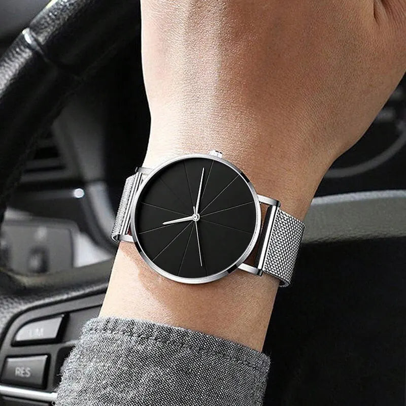 Mens Fashion Business Quartz Wristwatch