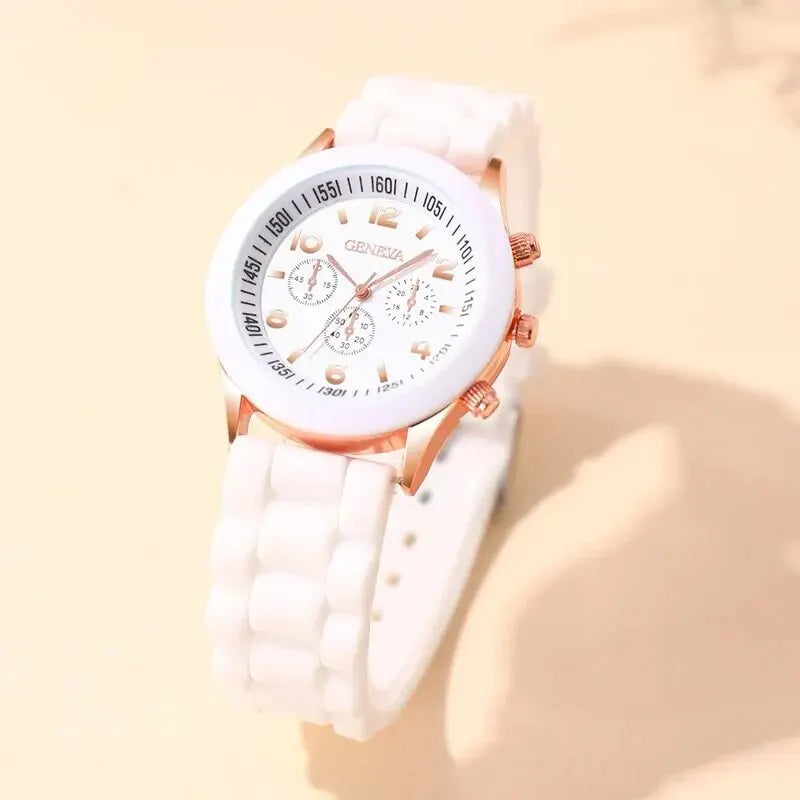 4pcs Set Watches Luxury Men & Women