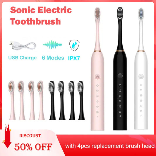 Electric Toothbrush Smart Timing Tooth Brush