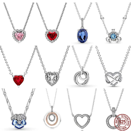 Different  Sterling Silver  Necklaces