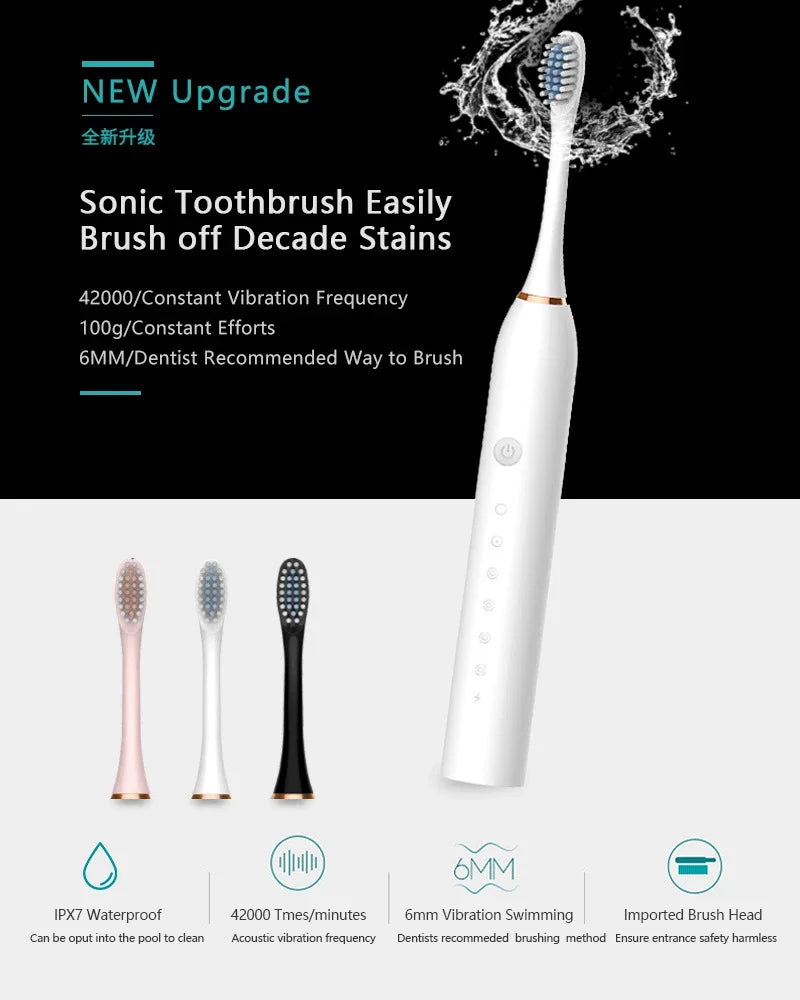 Electric Toothbrush Smart Timing Tooth Brush