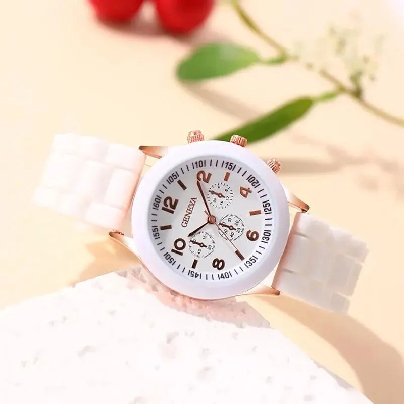 4pcs Set Watches Luxury Men & Women