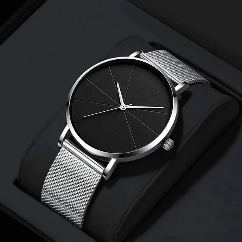 Mens Fashion Business Quartz Wristwatch